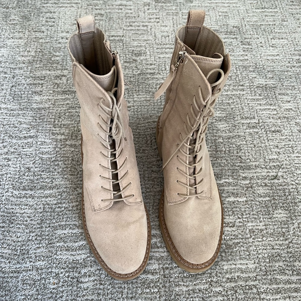 Sam Edelman tan suede boots